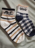 【经典复古美拉德】袜子袜女四季款透气中长筒休闲甜美百搭学生袜 一双混色随机发 实拍图