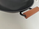 三禾炒锅不粘锅0涂层铁锅炒菜锅炒锅不锈燃气专用黑色圆底京东限定 实拍图