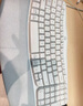 罗技（Logitech）Wave Combo 无线人体工学键鼠套装 垂直鼠标 无线蓝牙鼠标 办公键盘 无线键盘 蓝牙键盘 白色 实拍图