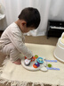 COOKSS婴幼儿益智忙碌板宝宝精细动作训练火箭忙碌球方向盘早教推车玩具 实拍图