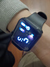 其他品牌高颜值LED手表时尚方形学生科技感超强夜光数字个性运动 雅典黑 实拍图