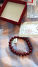 金石灵朱砂手串护身符男女款紫金砂转运珠佛珠情侣手链本命年生日礼物 实拍图