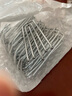 洁比世窗帘挂钩45个窗帘成品配件四爪钩布钩布带四叉钩银色 实拍图