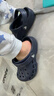 CROCS卡骆驰贝雅儿童洞洞鞋户外包头童鞋沙滩鞋凉鞋拖鞋/207013/207012 深蓝色-410 26 (155mm) 实拍图
