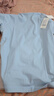 拇指白小T【水光魔术】二代三防短袖T恤春夏新款纯棉经典上衣 白小T蓝男 L 实拍图