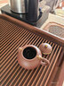 京东京造宜兴紫砂壶手工茶壶【原矿底槽清】煮泡茶具描金西施壶套装100ml 实拍图