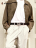 暇步士（Hush Puppies）皮带男真皮腰带自动扣商务男士腰带礼盒装生日礼物送男朋友父亲 实拍图