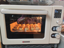 海氏（Hauswirt）C40四代电烤箱家用专业烘焙多功能发酵一体机空气炸背部风机热风循环四面搪瓷内胆 米白色 40L 实拍图