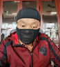 摩多狼（MOTOWOLF）摩托车头套夏季冰丝男面罩女四季防晒挡风 FM1头套短款 黑色 实拍图