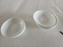 京东京造 盘子 陶瓷小碟子吐骨小吃碟调料酱油醋碟蘸料碟 纯白骨瓷 4只装 实拍图