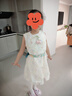 La Chapelle拉夏贝尔女童连衣裙2026新品洋气儿童夏装公主裙宝宝夏季无袖裙子 米色 送帽子 150 建议身高141-150cm 实拍图