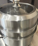美厨（MAXCOOK）蒸锅 304不锈钢30cm三层蒸锅 加厚复底汤锅 燃气电磁炉通用MCZ859 实拍图