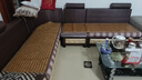 李记花果山沙发垫夏季凉垫麻将凉席沙发坐垫麻将块凉席竹席防滑垫贵妃可定制 窄边碳化色【双牛筋+防滑底】 60cm*180cm 实拍图