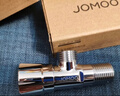 九牧（JOMOO）黄铜加厚角阀三角阀1冷1热套装   02064-1C1-1  实拍图
