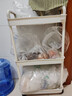 金隆兴婴儿用品小推车置物架多层浴室厨房落地蔬菜零食可移动收纳架 3层 实拍图