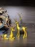帕美居新中式家字鹿摆件工艺品房间摆件办公室家里桌面玄关酒柜创意鞋柜 家摆件+小金鹿 实拍图