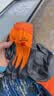 3M劳保手套工地胶皮耐磨浸胶防滑防护拔河维修 手套 橙色L 实拍图