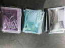 得力（deli）科目袋文件袋L型拉链袋透明防水小学生初中生U型大开口书本作业资料试卷收纳袋 蓝色PP130 实拍图