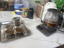 欧美特（OUMETE）纯钛煮茶壶 煮茶器喷淋式蒸汽茶壶 养生壶 玻璃恒温保温煮茶烧水壶OMT-PC1056（纯钛） 实拍图