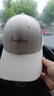 CACUSS棒球帽子女士春秋硬顶鸭舌帽户外太阳帽显脸小韩版百搭遮阳帽米白 实拍图