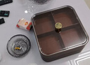 彩致（CAIZHI）干果盘水果盘客厅高级仿木质坚果零食盒糖果收纳盒 4格果盘CZ6867 实拍图