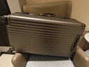 网易严选3.0升级铝框小金刚PC拉杆箱商务行李箱旅行箱神秘灰*磨砂28英寸 实拍图
