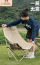 骆驼（CAMEL）户外月亮椅露营折叠椅子便携凳子钓鱼凳钓鱼椅子173CAHD080A 实拍图