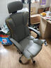 锦汐电脑椅办公椅子电竞椅家用人体工学椅老板椅主播靠背椅皮革转椅 灰色+4级杆+乳胶【二代升级】 实拍图