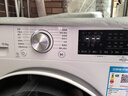 LG纤慧 10.5KG全自动滚筒洗衣机 超薄 家用大容量  AI直驱变频 95°高温煮洗 FLX10N4W 实拍图