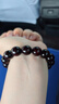 今古楼印度小叶紫檀手串沧桑酒红金星高密老料15MM男款佛珠檀香木手链 JM7891 实拍图