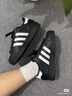 阿迪达斯（adidas）adidas三叶草贝壳头SUPERSTARII男女休闲鞋 JI0079 38.5码 实拍图