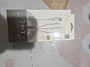 品胜数据线三合一充电线6a5a快充100W66W一拖三线适用苹果17/14华为mate80pro/pura90小米安卓手机车载 实拍图