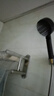【热卖千万】增压花洒喷头黑武士魔幻五档淋浴花晒头淋雨喷淋花酒 淋浴花洒 实拍图