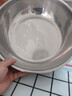 【不锈钢】和面盆厨房烘焙家用火锅盆洗菜打蛋汤锅盆醒面盆料理盆 32cm【热卖款】不锈钢 和面盆 实拍图