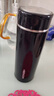 希诺保温杯男大容量不锈钢水杯办公车载便携茶杯XN-7602紫罗兰 550mL 实拍图