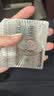 黄金扑克牌PVC塑料扑克防水创意土豪金色金属朴克牌纸牌金箔扑克 银色美元款扑克 实拍图