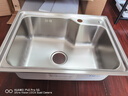 华帝（VATTI）普通厨房水槽S1大单槽拉丝304不锈钢洗菜盆洗碗盆一体成型含龙头 实拍图