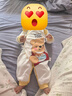 迪士尼婴儿衣服新生儿连体衣春秋季纯棉满月宝宝爬爬服百天睡衣秋冬季73 实拍图