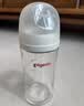 贝亲（Pigeon）玻璃奶瓶宽口径防胀气240ml L号奶嘴 6月+ AA188  实拍图