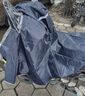 雨航（YUHANG）电动车雨衣电动车专用电瓶车雨披带镜套天蓝色4XL 实拍图