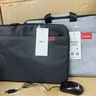 联想（Lenovo）笔记本电脑包16英寸公文包出差商务旅行包适用苹果小新拯救者防泼水手提包 加厚款灰色 实拍图