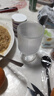【京东物流】冰川纹玻璃杯时尚潮流ins风果汁杯酒杯水杯 浮雕玻璃酒杯 190ml1只 实拍图