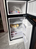 奥克斯小冰箱家用小型迷你冷藏冷冻两用出租房宿舍用节能省电寝室办公室电冰箱 【节能省电】156灰【高效保鲜 铜管速冷】42L 实拍图
