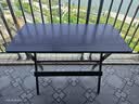 家逸实木折叠餐桌家用简易小户型长饭桌出租房户外便携桌子100cm 实拍图