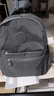 双星双肩包女士背包百搭尼龙牛津布妈咪户外出行旅游小背包 灰色 实拍图