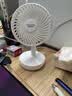 澳柯玛（AUCMA）usb蓄电小风扇桌面风扇小型手持小风扇充电电风扇/静音宿舍小台扇办公露营迷你便携台式小电扇 实拍图