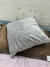 京东京造棉花糖抱枕 超柔棉棉绒沙发床头客厅办公室腰靠枕垫 灰色45x45cm 实拍图