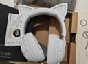 雷蛇（Razer）北海巨妖萌猫版V2 有线头戴式电竞游戏耳机 网红猫耳 RGB灯效 CSGO 吃鸡耳机 白色适配三角洲行动 实拍图