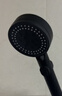 四季沐歌（MICOE）黑色增压淋浴花洒喷头套装 浴室淋浴头花洒手持花洒三件套HS125 实拍图