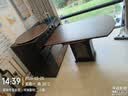 微艺术实木岛台餐桌伸缩圆形高级感2026新款现代简约家用岩板餐边柜饭桌 【实木】0.85m岩板岛台+圆形岩板伸缩餐桌[平面款] 实拍图